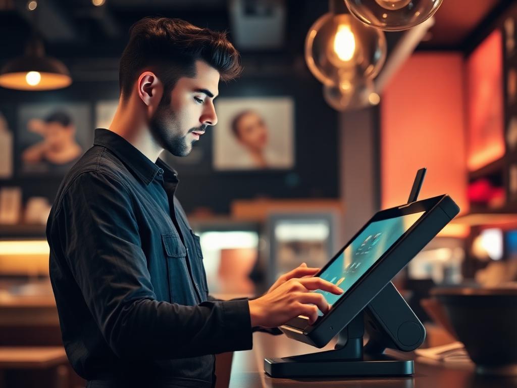 Point-of-sale technology in a restaurant